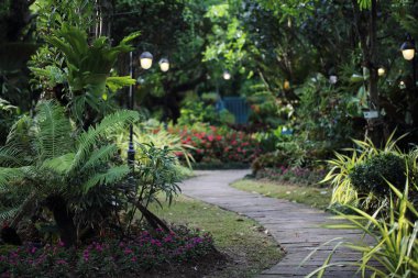 Yol bahçe lambası ile