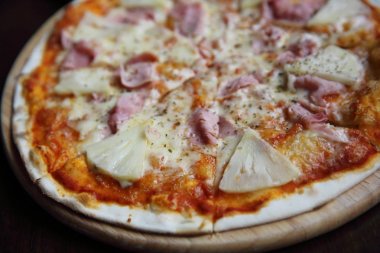 Hawaii, pizza pizza ananas ve jambon peynir ve e ile