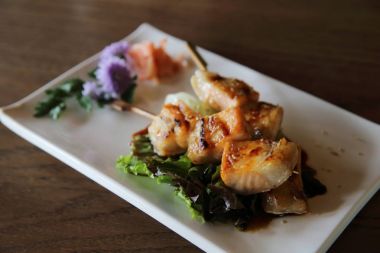 Izgara somon sopa, somon teriyaki, Japon yemekleri