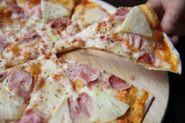 Hawaii, pizza pizza ananas ve jambon peynir ve e ile
