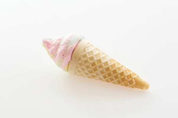 Mini ice cream cone candy isolated in white background — Stock Photo, Image