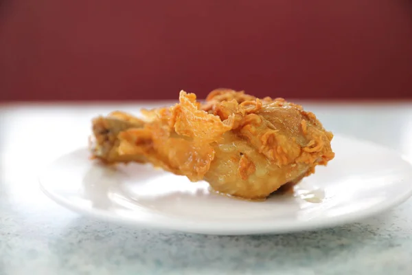 Fried chicken in close up — Stock Photo, Image