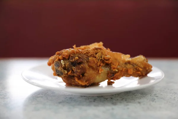 Fried chicken in close up — Stock Photo, Image