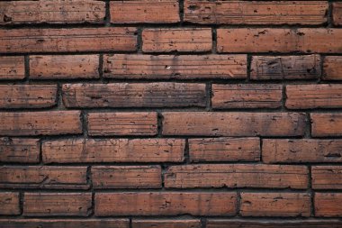 Eski tuğla duvar deseni arkaplanı 