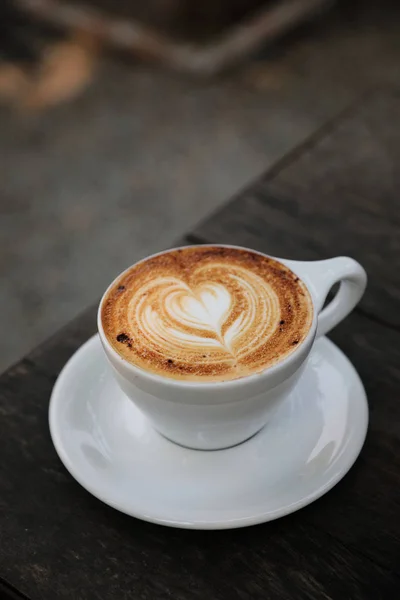 Šálek Cappuccino Káva Pozadí — Stock fotografie