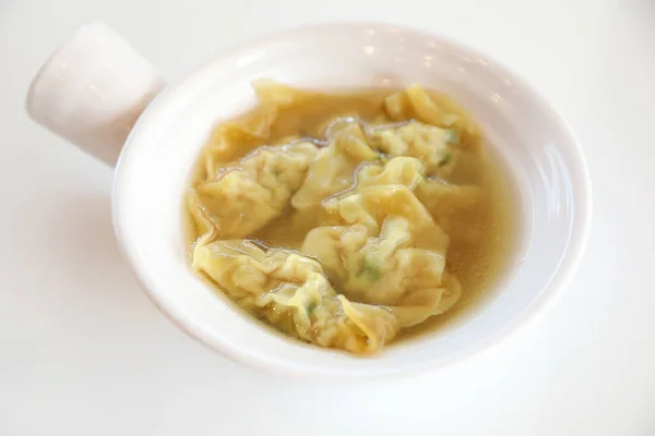 Shrimp Dumpling Soup Chinese Food — Stock Photo, Image