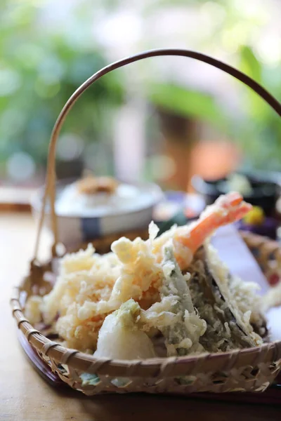 에서는 일본의 요리를 배경에 놓았다 — 스톡 사진