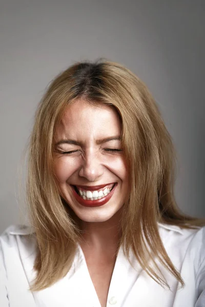 Happy Woman Laughing