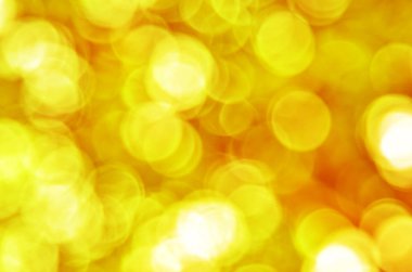 Bokeh soyut Altın ışık 