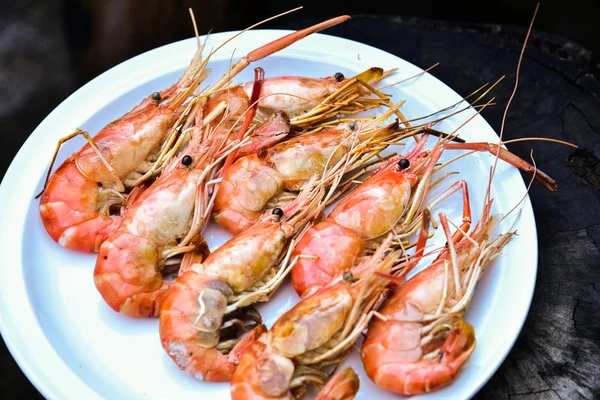 Udang panggang. — Stok Foto