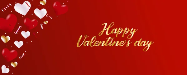 День святого Валентина фон, шаблон плаката. Розовый триколор — стоковый вектор