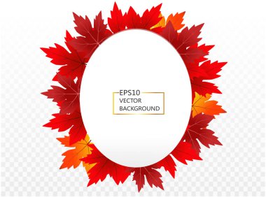 Happy Thanksgiving with text greeting and autumn leaves .Photo o