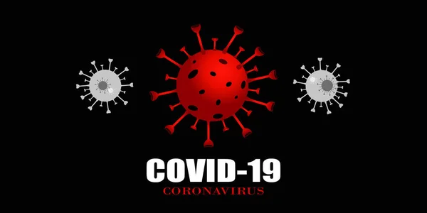 Covid Breaking News Headline Template Brote Virus Corona — Vector de stock