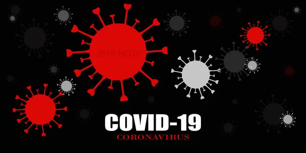 Covid Breaking News Headline Template Brote Virus Corona — Vector de stock