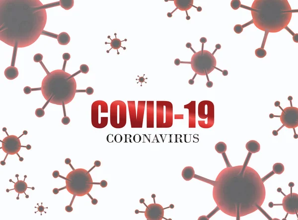 Covid Білому Тлі Нова Офіційна Назва Хвороби Коронавіруса Covid — стоковий вектор
