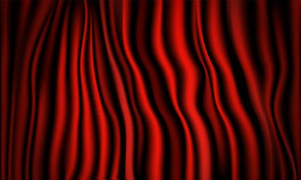 Rideau Rouge Avec Projecteur Dans Théâtre Velours Tissu Rideau Cinéma — Image vectorielle