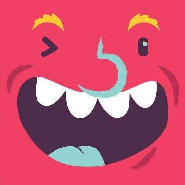 Komik avatar yüzler
