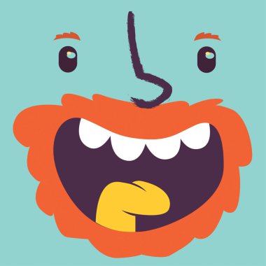 Komik avatar yüzler