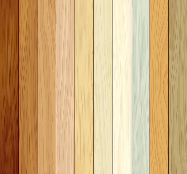Coleções de madeira coloridas dez textura realista —  Vetores de Stock