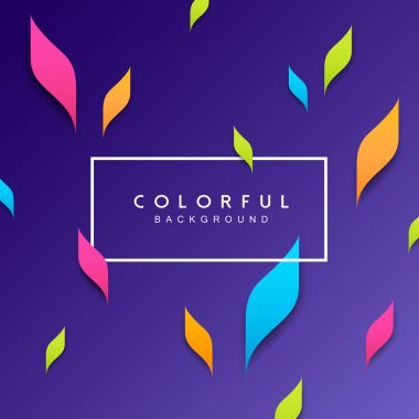 Soyut sanat yaprak renkli arka plan
