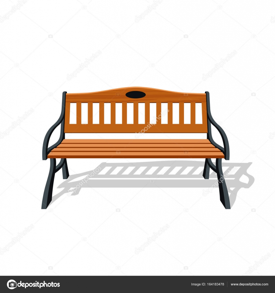 Wooden Benches Plans Park Wood Benches And Steel Design Isolated