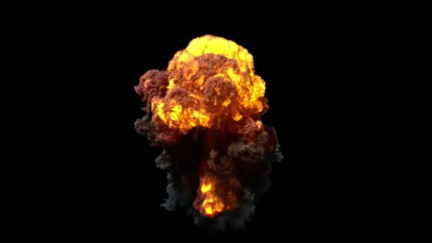 Turntable of freeze detailed explosion — Stock Video