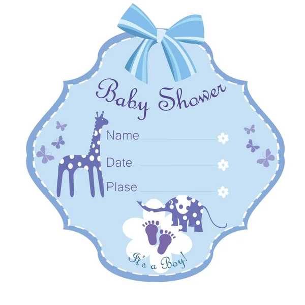 Baby doccia per bambino — Vettoriale Stock