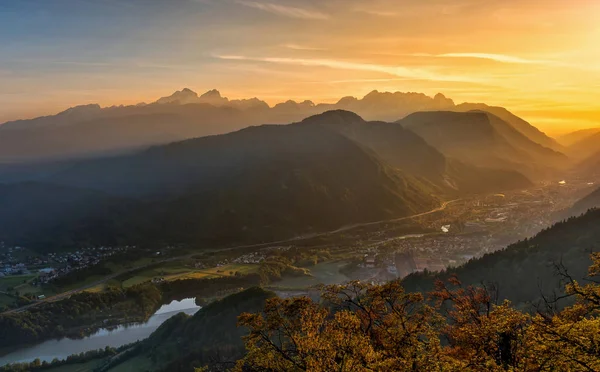 View of my hometown Jesenice — Stock Photo, Image