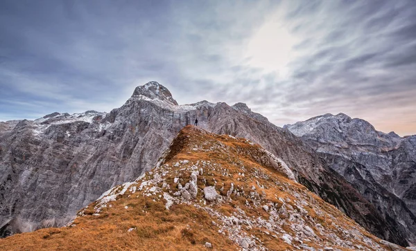 ジュリアン アルプスの美しい山の風景 — ストック写真