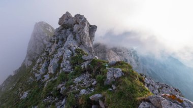 e Mangart eyer dağ Slovenya.
