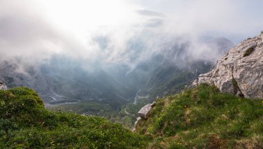e Mangart eyer dağ Slovenya.
