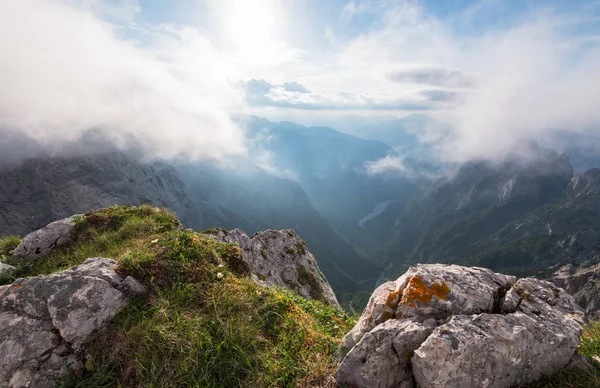 e Mangart eyer dağ Slovenya.