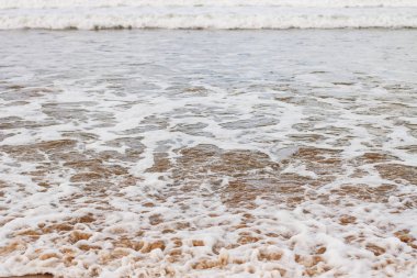 güzel doğa arka plan dalgalar deniz ile yakın çekim