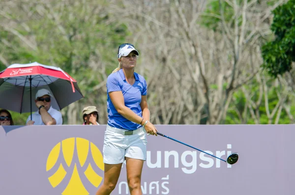 Anna Nordqvist Szwecji w Honda Lpga Tajlandia 2016 — Zdjęcie stockowe