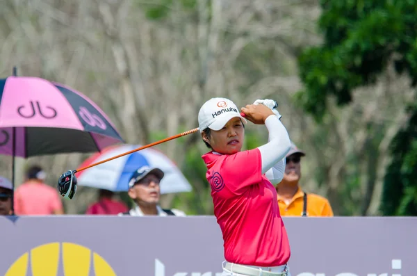 Haru nomura von japan in honda lpga thailand 2016 — Stockfoto