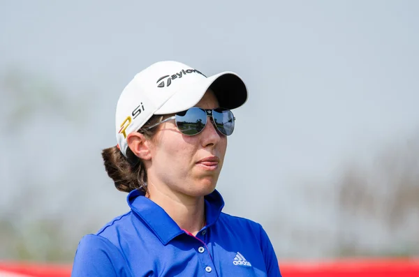 Carlota Ciganda Hiszpanii w Honda Lpga Tajlandia 2016 — Zdjęcie stockowe