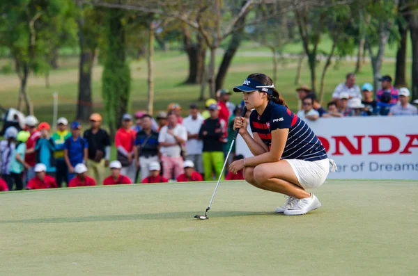 V Gee Chun Jižní Koreje v Thajsku Honda Lpga 2016 — Stock fotografie