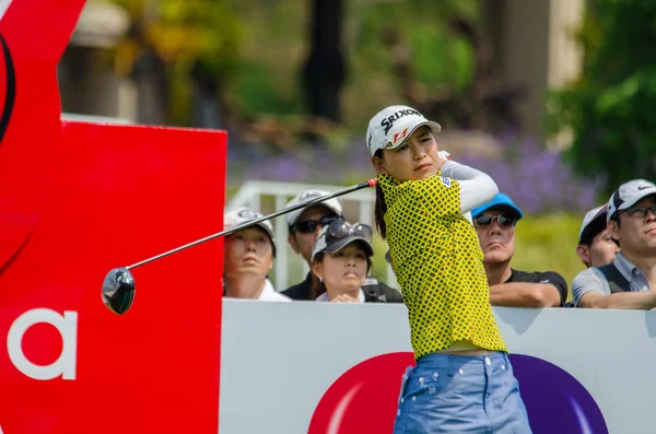 Sakura Yokomine av Japan i Honda LPGA Thailand 2016 — Stockfoto