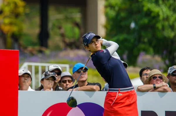 Азахара Муньос из Испании в Honda LPGA Thailand 2016 — стоковое фото
