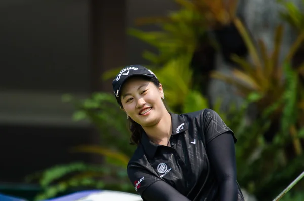 Си Юй Лин из Китая на Honda LPGA Thailand 2016 — стоковое фото