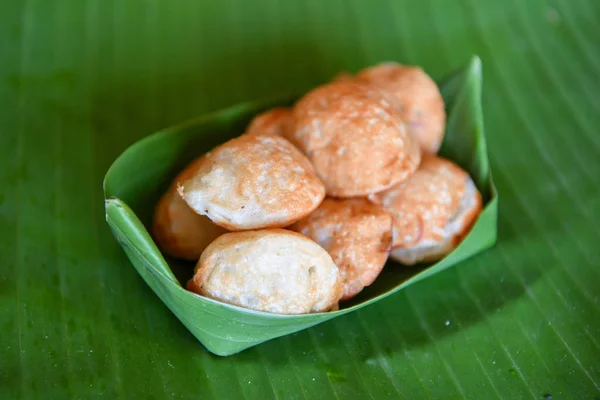 Knmcrk Thai traditional dessert. — Stock Photo, Image