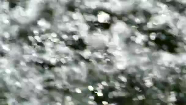 Bezinning van water splash. — Stockvideo