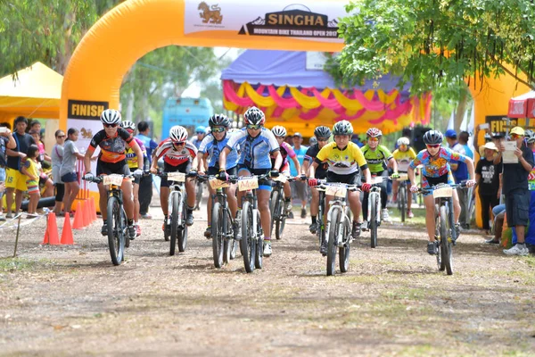 Singen Mountainbike thailand open race 2 — Stockfoto