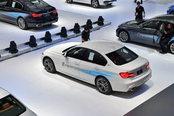 BMW 330e M Sport in Bangkok International Thailand Motor Show 20 — Stock Photo, Image