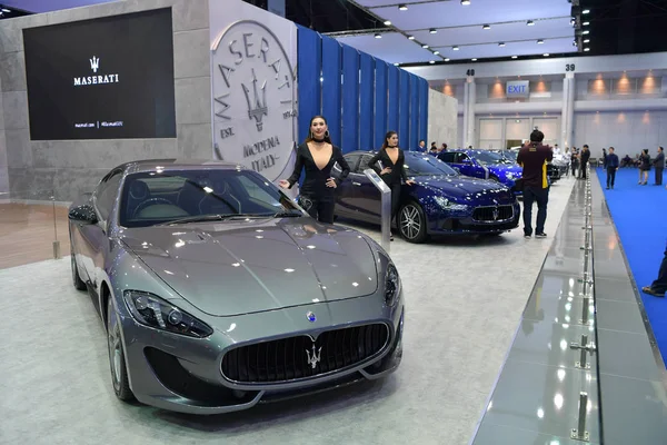 泰国曼谷国际模拟运动会的Maserati GranTurismo运动 — 图库照片