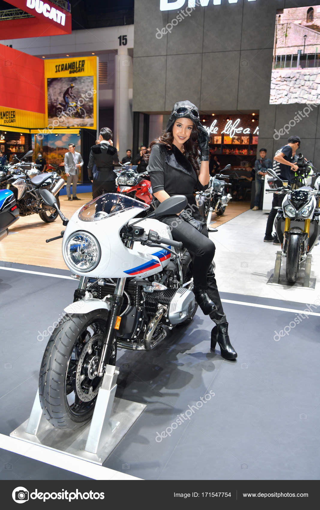 BMW motorcycle in Bangkok International Thailand Motor Show 2017