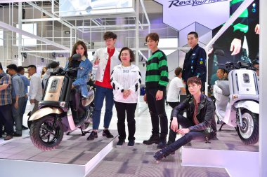 Yamaha motosiklet Bangkok uluslararası Tayland Motor Show 2