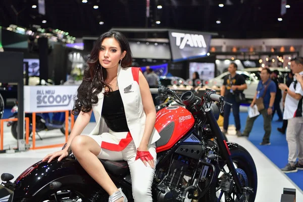 Honda Motorcykel i Bangkok International Thailand Motor Visa 20 — Stockfoto