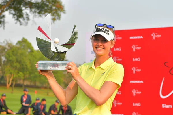 Jessica Korda la ganadora en Honda LPGA Tailandia 2018 — Foto de Stock