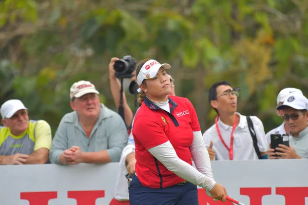 Ariya Jutanugarn in de Honda Lpga Thailand 201 — Stockfoto